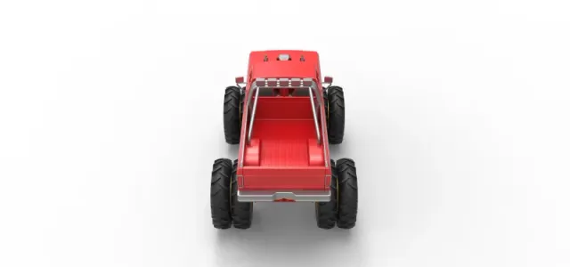 Vintage Monster Truck with double wheels Scale 1:25 — Фото 17 из 31