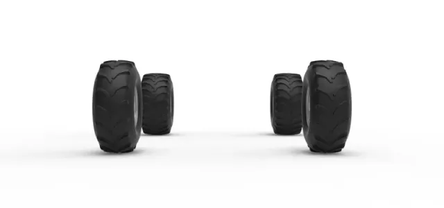 Wheel set of Mud dragster Version 3 Scale 1:25 — Image 4 of 14