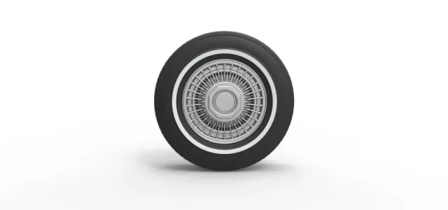 Diecast wire wheel 3 Scale 1 to 10 — Фото 5 из 7
