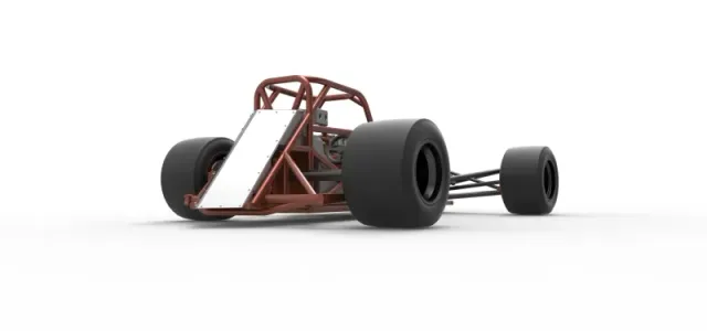 Supermodified front engine race car Base Version 3 Scale 1:25 — Image 19 of 31