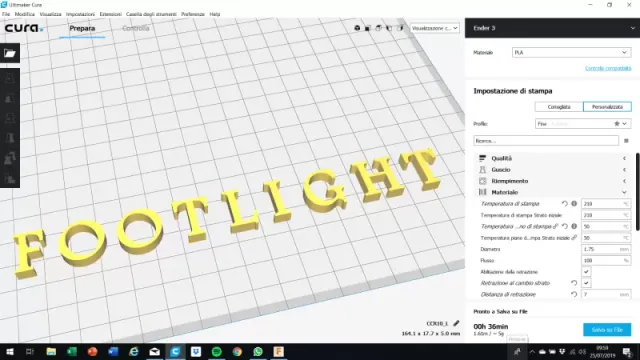 FOOTLIGHT font uppercase 3D letters STL file — Фото 5 из 5
