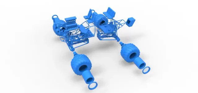 Monster truck base Version 3 Scale 1:25 — Image 19 of 26