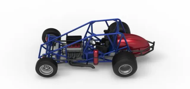 Dirt Silver Crown Car Base Scale 1:25 — Фото 10 из 30