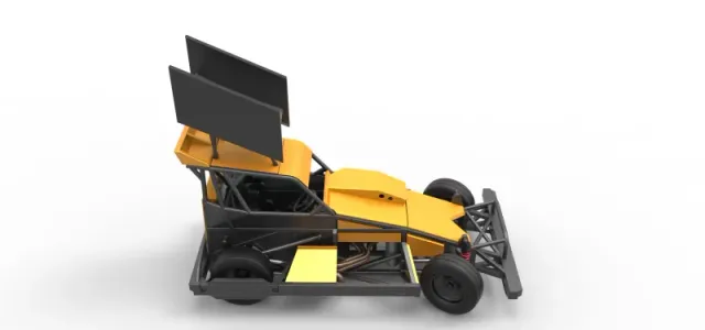 New Zealand Superstock car while turning Version 4 Scale 1:25 — Фото 23 из 29