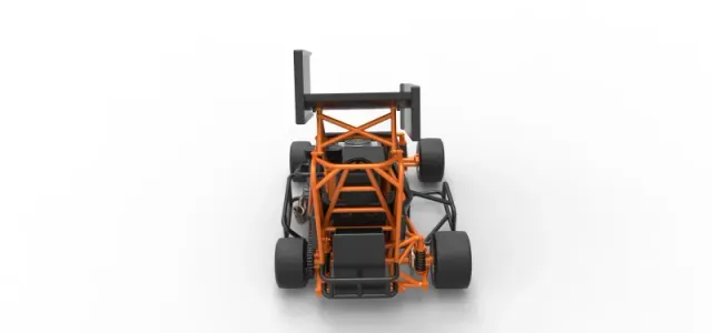 Pavement Winged 600 Micro sprint car Scale 1:25 — Фото 17 из 31
