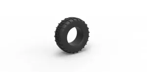 Diecast Dune buggy rear tire 5 Scale 1 to 10