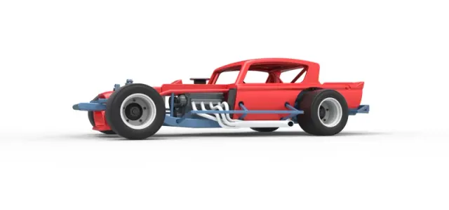Vintage Asphalt Modified stock car V9 Scale 1:25 — Фото 2 из 29