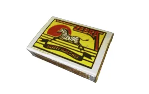 Model of Matches Zebra