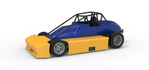 Experimental Pavement Silver Crown Car Version 2 Scale 1:25