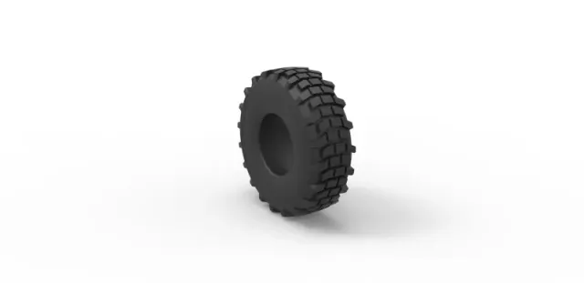 Diecast military truck tire 5 Scale 1 to 25 — Image 8 of 9