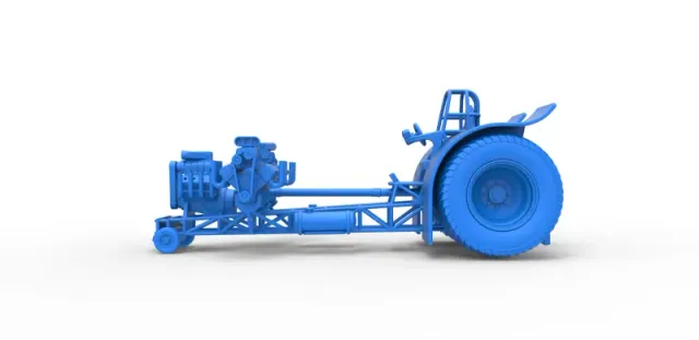Diecast Pulling tractor with 3 engines V8 Version 5 Scale 1:25 — Фото 17 из 29