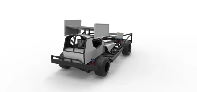 BriSCA Formula 1 Stock Car for Asphalt Scale 1:25 — Фото 18 из 31