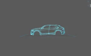 Audi - Q8 RS 2020 Wall Art