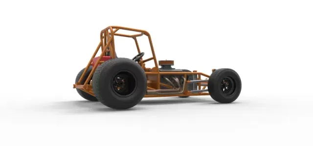 Vintage Sprint car Base Version 2 Scale 1:25 — Фото 21 из 30