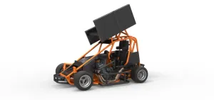 Pavement Winged 600 Micro sprint car Scale 1:25