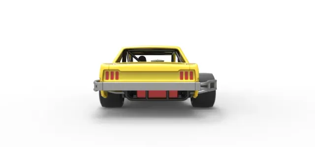 Vintage Asphalt Modified stock car V8 Scale 1:25 — Фото 16 из 30