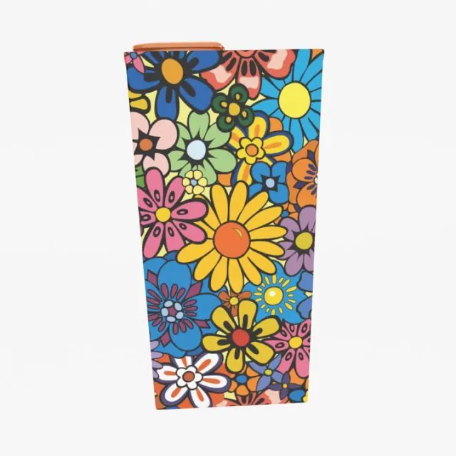 Milk Box with Flower Texture — Фото 4 из 4