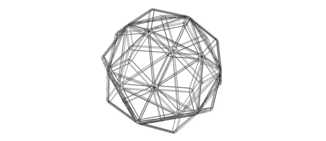 Wireframe Shape Small Triambic Icosahedron — Фото 4 из 5