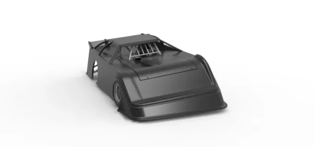 Super Dirt Late model for Pavement while turning Scale 1:25 — Фото 26 из 30