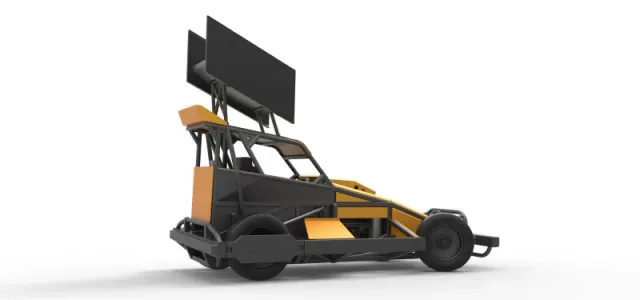 New Zealand Superstock car while turning Version 4 Scale 1:25 — Фото 21 из 29