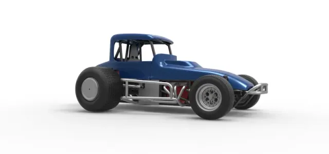 Vintage Sprint car Version 2 Scale 1:25 — Фото 25 из 31