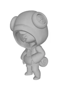 Stealth Assassin class fighter - Leon from Brawl Stars