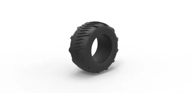 Diecast pulling tractor rear tire 4 Scale 1:25 — Фото 2 из 7