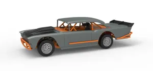 Vintage Dirt Modified stock car Version 9 Scale 1:25