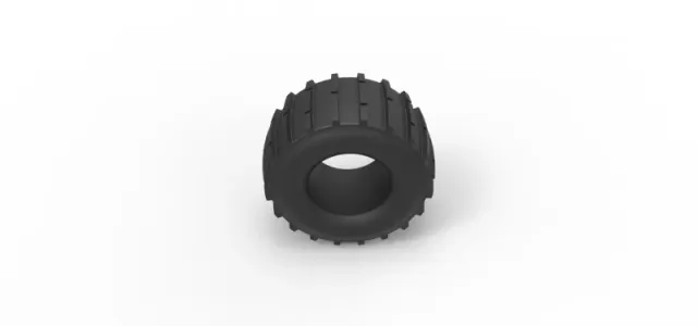 Diecast dirt dragster rear tire 9 Scale 1:25 — Фото 6 из 8