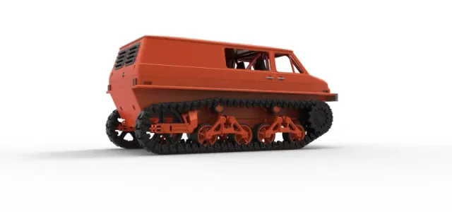 Vintage Monster tank Version 3 Scale 1:25 — Image 17 of 31