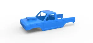 Shell of Mud dragster 4wd Version 2 Scale 1:25