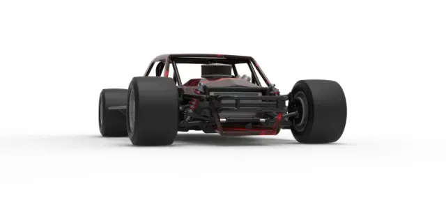 Vintage Asphalt Modified stock car V13 Scale 1:25 — Фото 27 из 30