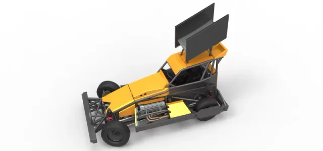 New Zealand Superstock car while turning Version 4 Scale 1:25 — Фото 4 из 29