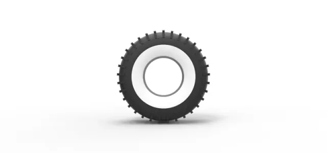 Diecast Whitewall Trom tire Scale 1:25 — Фото 5 из 12