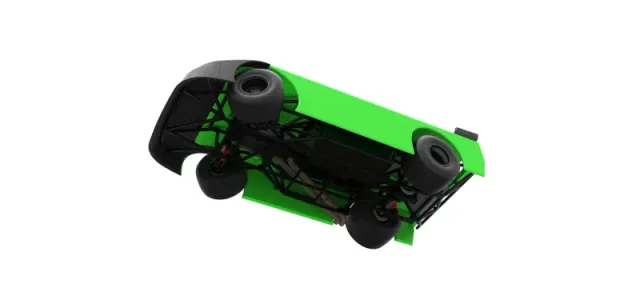 New Zealand Super Saloon race car while turning Scale 1:25 — Фото 4 из 31