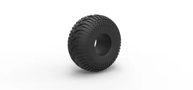 Diecast low pressure tire 10 Scale 1:25 — Фото 2 из 8