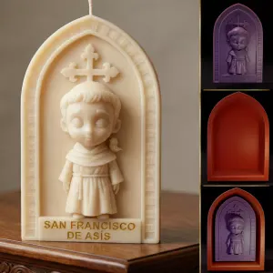 San Francisco de Asís Estilo Chibi - Modelo Imprimible 3D
