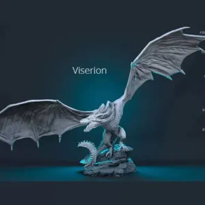 The Viserion Ice Dragon 3D