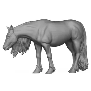 3D Printable Young Horse