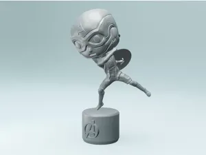 FANKO POP CAPTAIN AMERICA 3D PRINTING