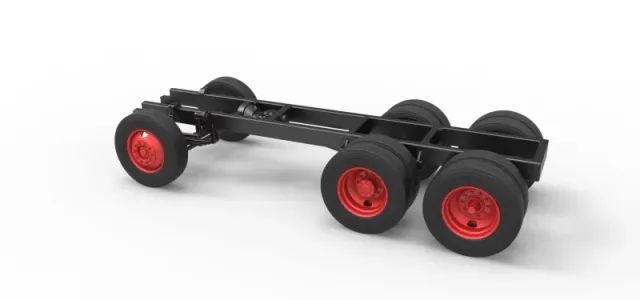 Chassis of Vintage GATR Racing Semi truck Scale 1:25 — Фото 10 из 23