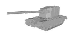 British tank destroyer, developed in 1950-1957 - FV4005