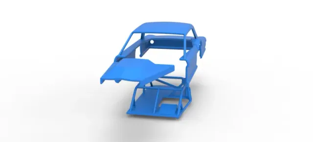 Shell of Vintage Asphalt Modified stock car V11 Scale 1:25 — Image 22 of 25
