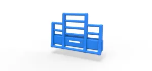 Diecast Moose bumper for semi truck Version 1 Scale 1:25
