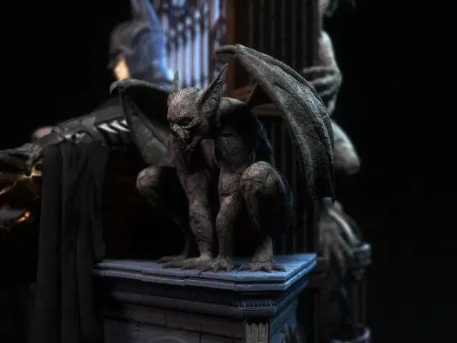Batman On Throne Fanart STL File For 3D Print — Фото 14 из 25