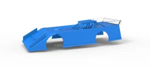 Shell of Wedge Dirt Late model Scale 1:25