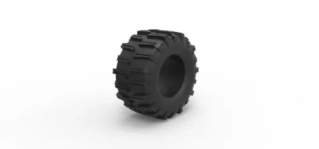 Diecast dirt dragster rear tire 10 Scale 1:25 — Image 2 of 9