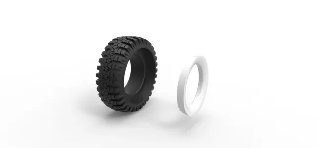 Diecast military Ural Whitewall tire O-47A Scale 1:25 — Image 9 of 12