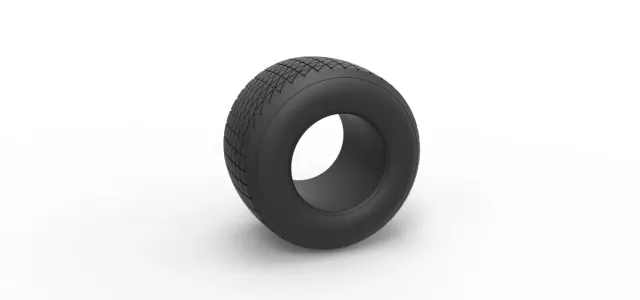 Diecast Dirt Sprint racing tire 15 Scale 1:25 — Фото 8 из 8
