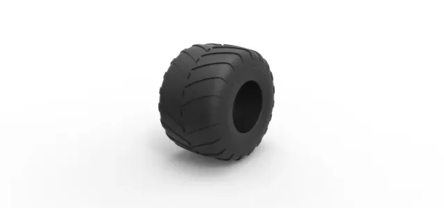 Diecast Monster Jam tire 28 Scale 1:25 — Image 2 of 9